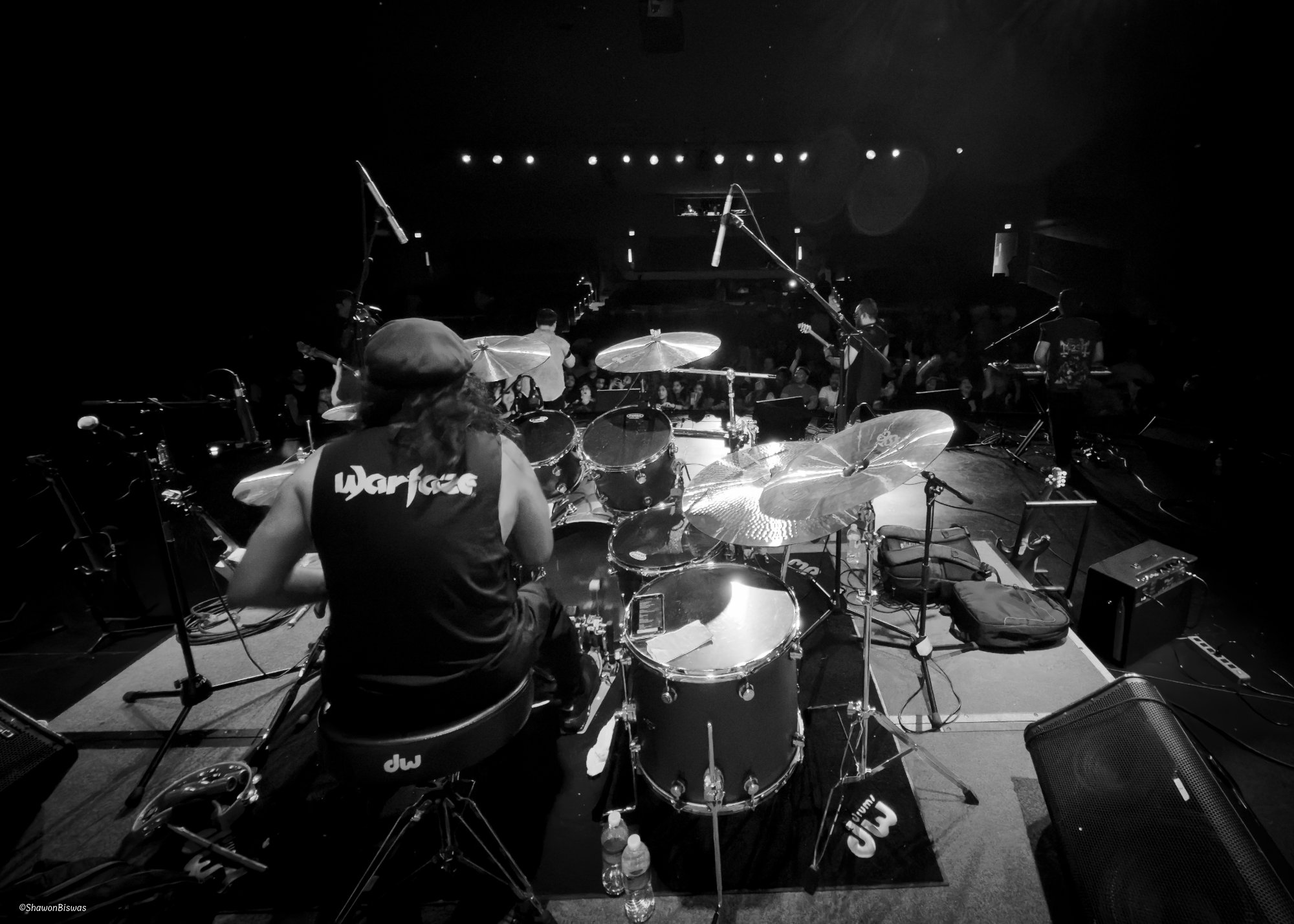 Warfaze drummer stage view – 2024