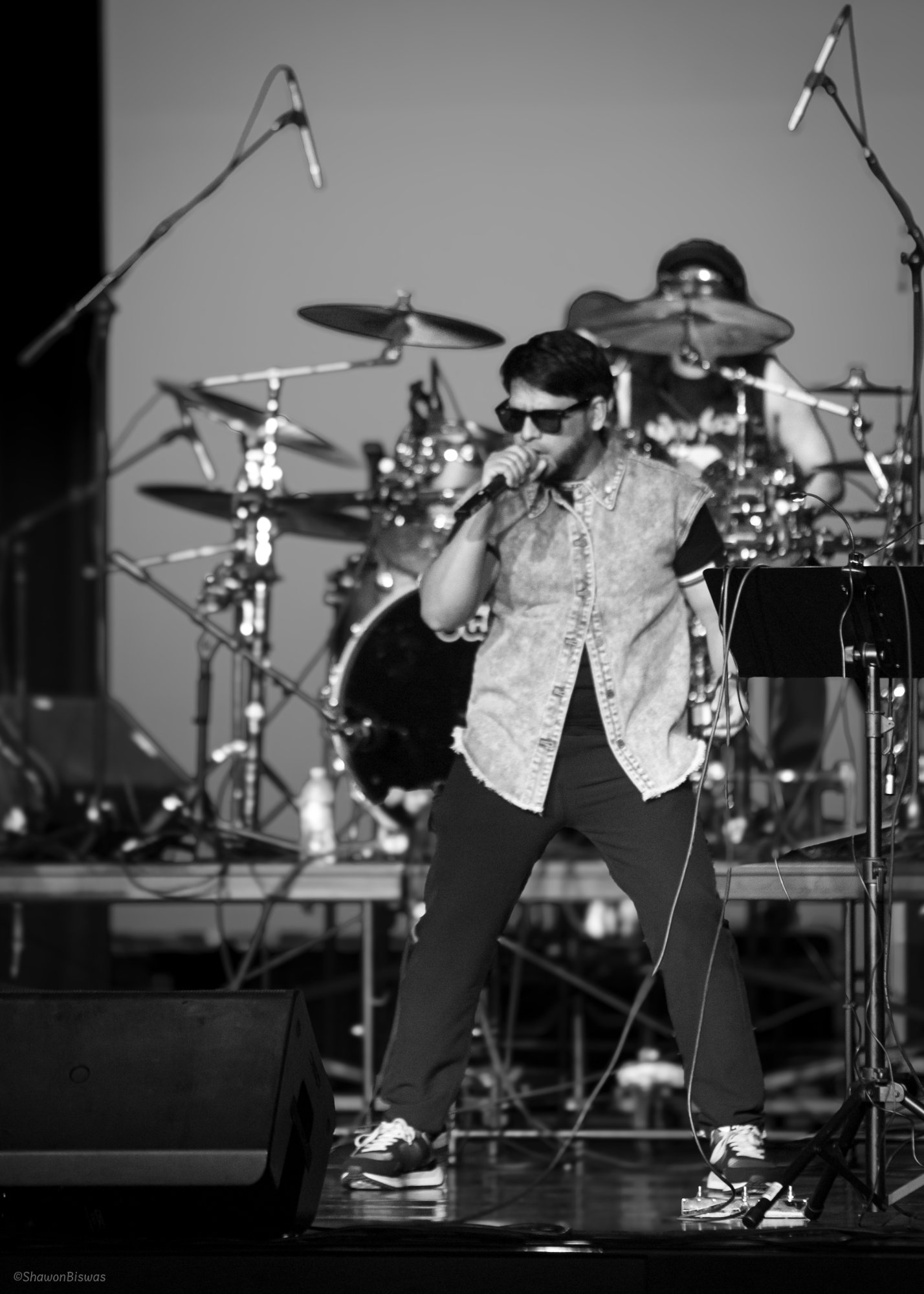 Warfaze vocalist on stage – 2024